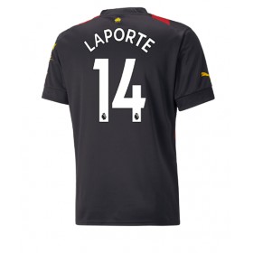 Herren Fußballbekleidung Manchester City Aymeric Laporte #14 Auswärtstrikot 2022-23 Kurzarm